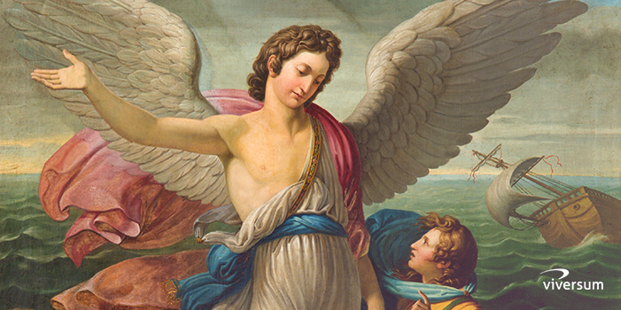 Darstellung des Erzengels Raphael